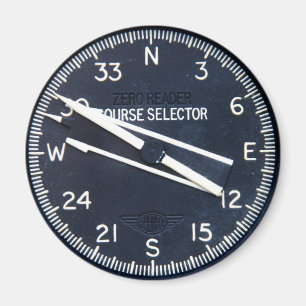 Aimant Instrument de cours de vol de vol d'avion d'avions