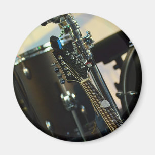 Aimant Instruments Musiques Tambours Guitare Instrument d