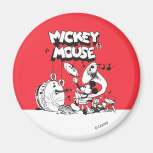 Aimant Instruments ridicules Mickey vintage