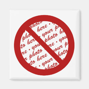 Aimant Interdire ou interdire le symbole - Ajouter une im