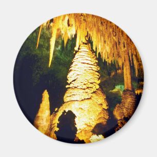 Aimant Intérieur allumé de parc national de cavernes de