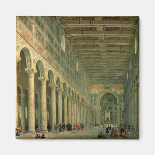 Aimant Intérieur de l'église de San Paolo Fuori le