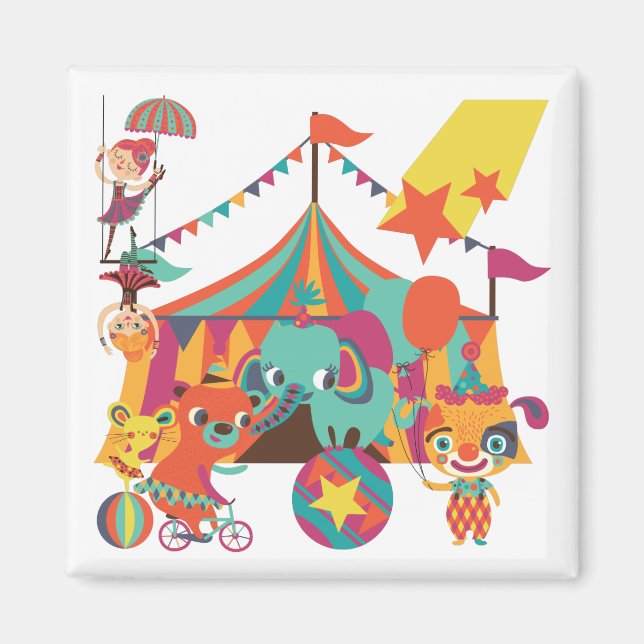 Aimant Interprètes de cirque (Devant)