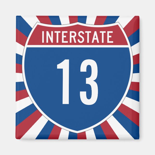 Aimant Interstate 13 (Devant)