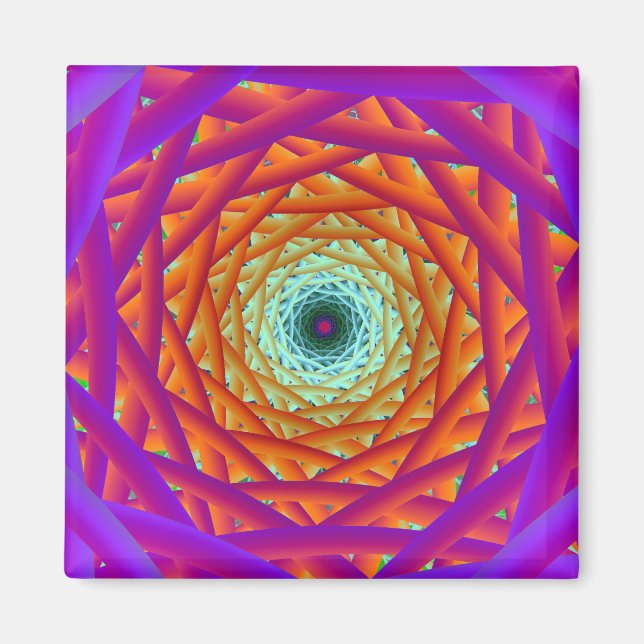 Aimant 'Intertissage de lumière' (Devant)