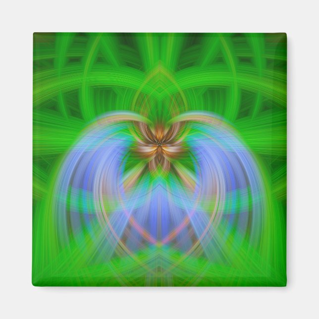 Aimant Intricité verte (Devant)