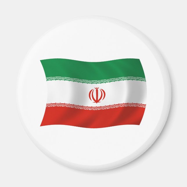 Aimant Iran - Magnat du drapeau (Devant)