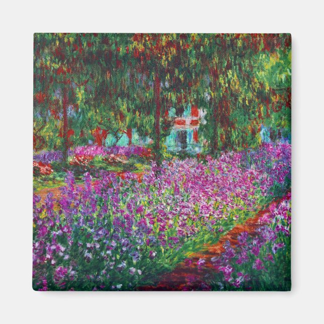 Aimant Irises dans le jardin de Monet (Devant)