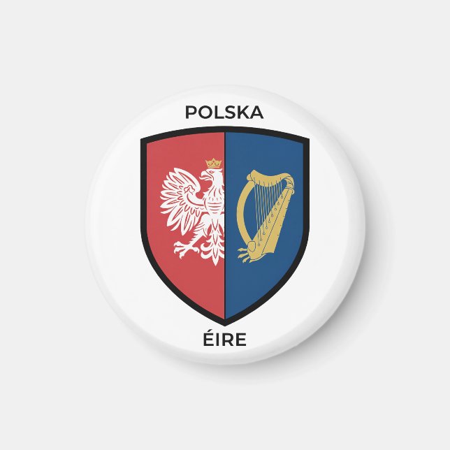 Aimant Irish-Polish Heritage (Devant)