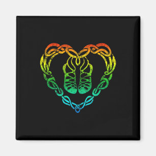Aimant Irish Step Dancing Celtic Knot Heart T Shirt Don