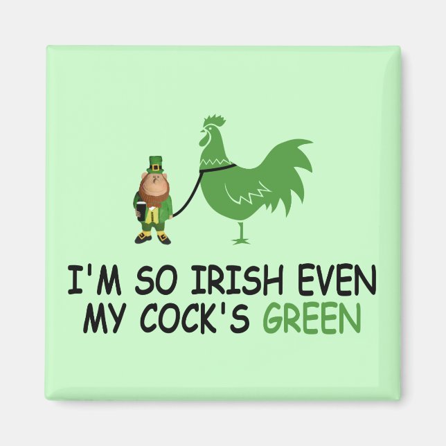 Aimant Irlandais drôle (Devant)