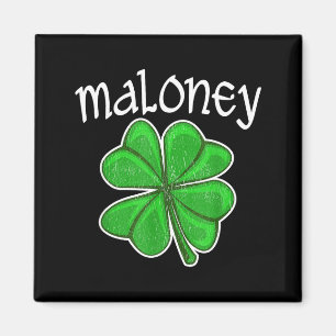 Aimant Irlandais Maloney Trèfle Chanceux Saint Patrick