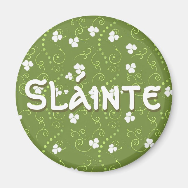 Aimant Irlandais pour la joie ou la santé (Devant)