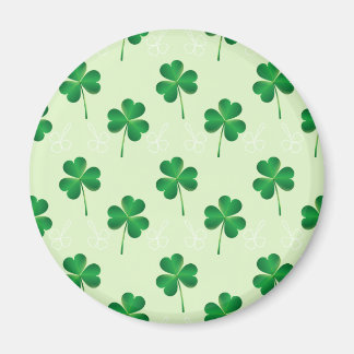 Aimant irlandais trois motif feuille