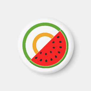 Aimant IRLANDE AVEC PALESTINE - Watermelon