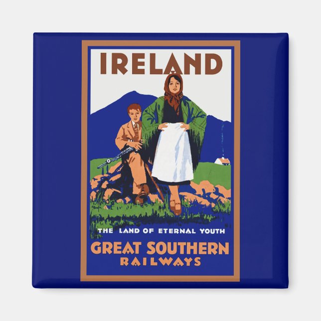 Aimant Irlande ~ Le pays de la jeunesse éternelle (Devant)