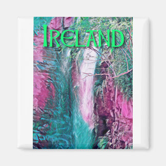 Aimant Irlande peinture cascade