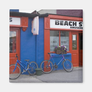 Aimant Irlande, Strandhill. Vitrines avec vélos