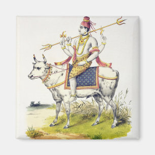 Aimant Ishana ou Shiva, gravée par C. de Motte (1785-183