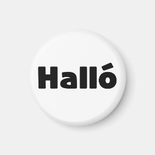 Aimant Islandais Halló { Hello ) Íslenska