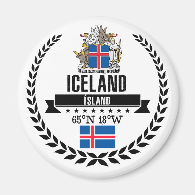 Aimant Islande (Devant)