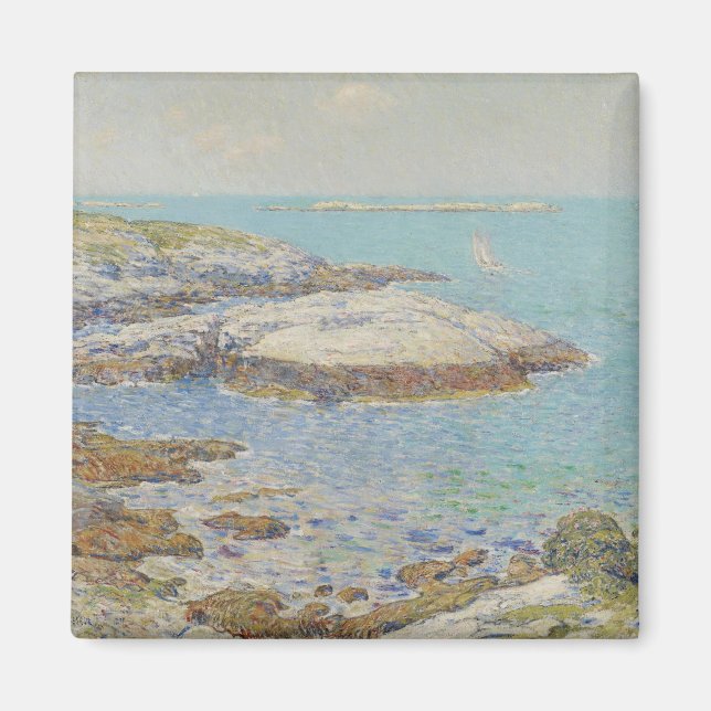 Aimant Isles of Shoals, 1899 (huile sur toile) (Devant)