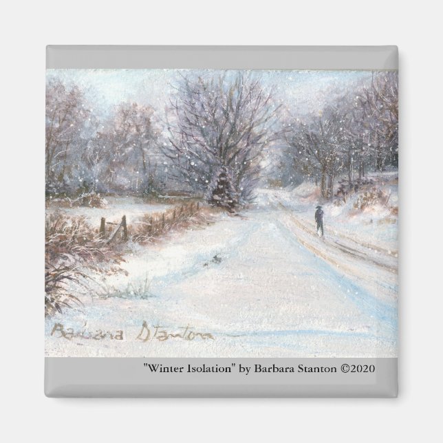 Aimant "Isolement hivernal" (Devant)