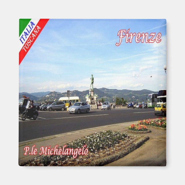 Aimant IT - Italie - Florence - Piazzale Michelangelo (Devant)