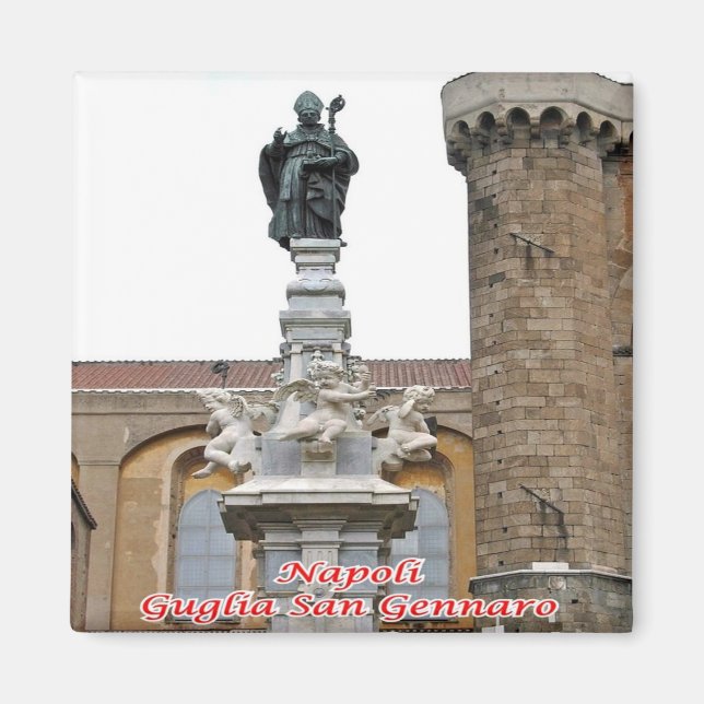 Aimant IT - Italie - Naples - Spire San Gennaro (Devant)