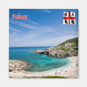 Aimant IT - Italie - Sassari - Palmas - Plage