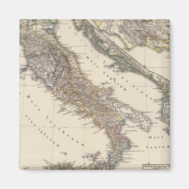 Aimant Italia, Gallia cisalpina, Sicile, Sardaigne (Devant)