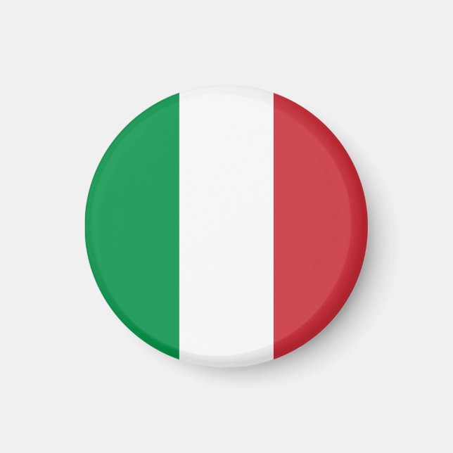 Aimant Italie Drapeau Italien Patriotique (Devant)