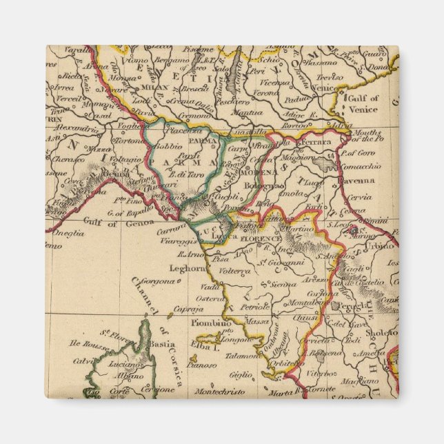 Aimant Italie du Nord (Devant)