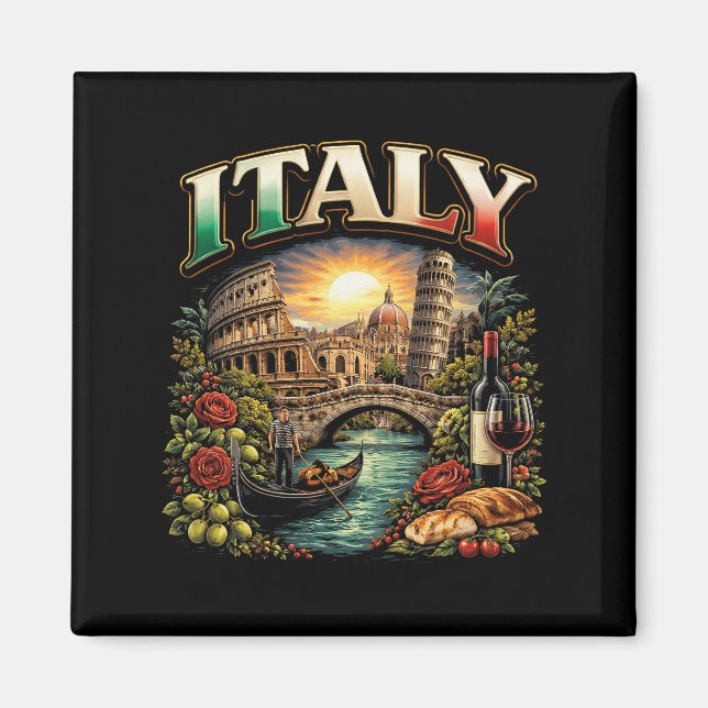 Aimant Italie Éternelle (Devant)