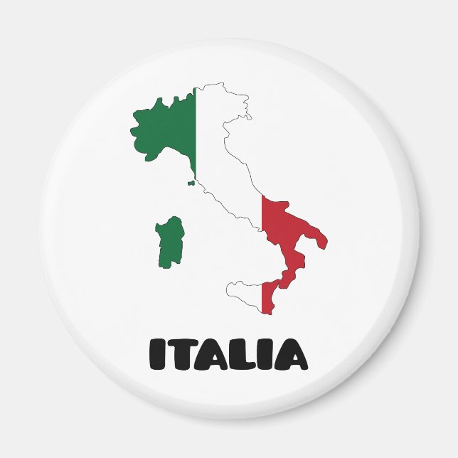 Aimant Italie / Italie (Devant)