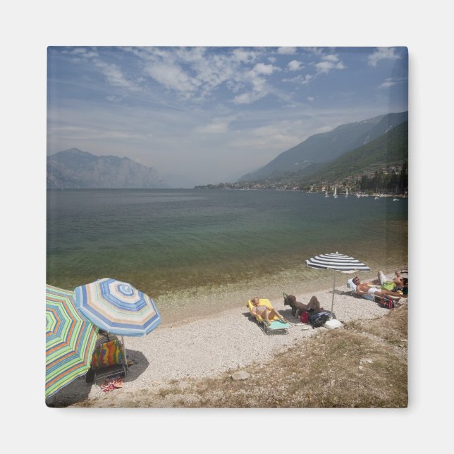 Aimant Italie, Province de Vérone, Brenzone. Le lac de Ga (Devant)