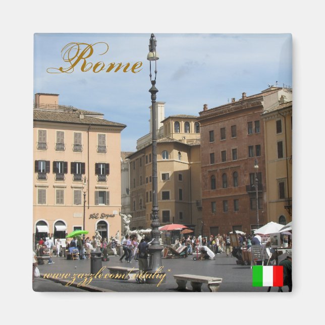 Aimant Italie Rome cool design magnétique (Devant)