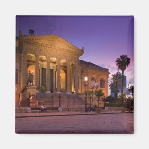 Aimant Italie, Sicile, Palerme, Opéra de Teatro Massimo