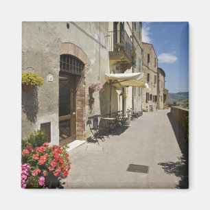 Aimant Italie, Toscane, Pienza. Promenade extérieure auto