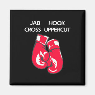 Aimant Jab Hook Cross Uppercut Arts Martiaux Boxe