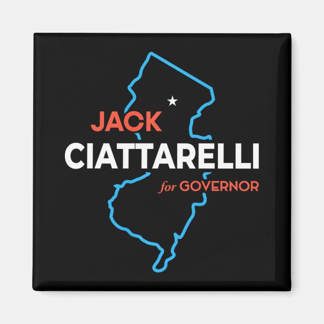 Aimant Jack Ciattarelli New Jersey Governor Election 2025 (Devant)