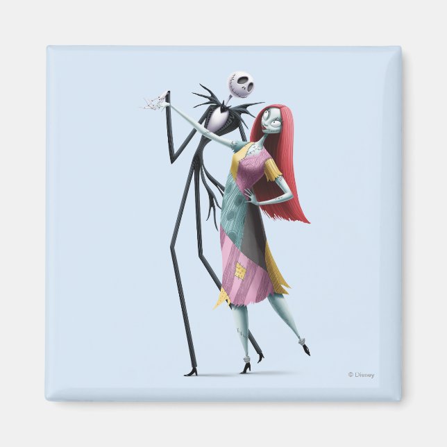 Aimant Jack et Sally Dancing (Devant)