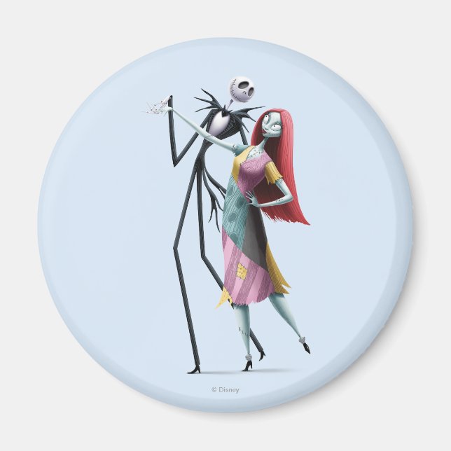 Aimant Jack et Sally Dancing (Devant)