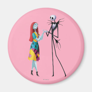 Aimant Jack et Sally tenant les mains