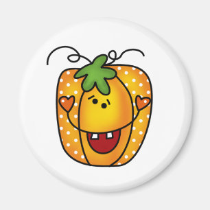 Aimant Jack-o'-lantern heureux