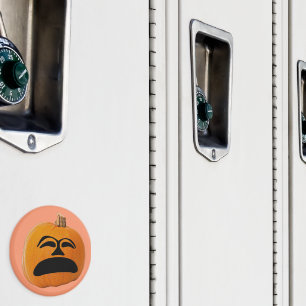 Aimant Jack o' Lantern Malheureux Face, Citrouille d'Hall