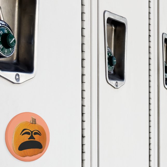 Aimant Jack o' Lantern Malheureux Face, Citrouille d'Hall (In situ (casier))