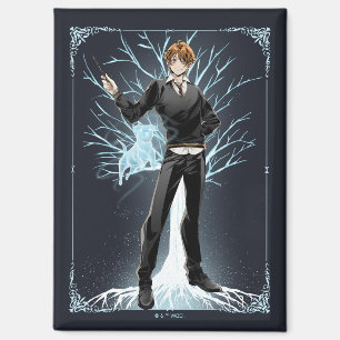 Aimant Jack Russell Terrier Patronus d'Anime Ron Weasley