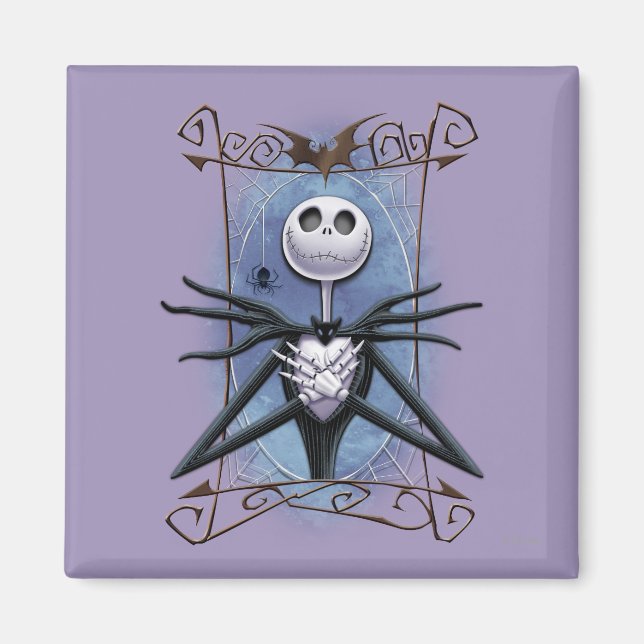 Aimant Jack Skellington | Cadre Web Spider (Devant)