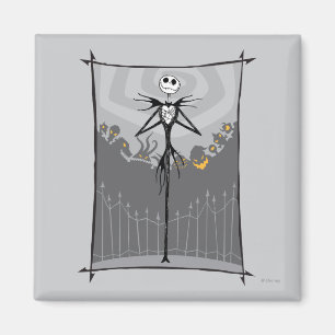 Aimant Jack Skellington   Clôture du cimetière